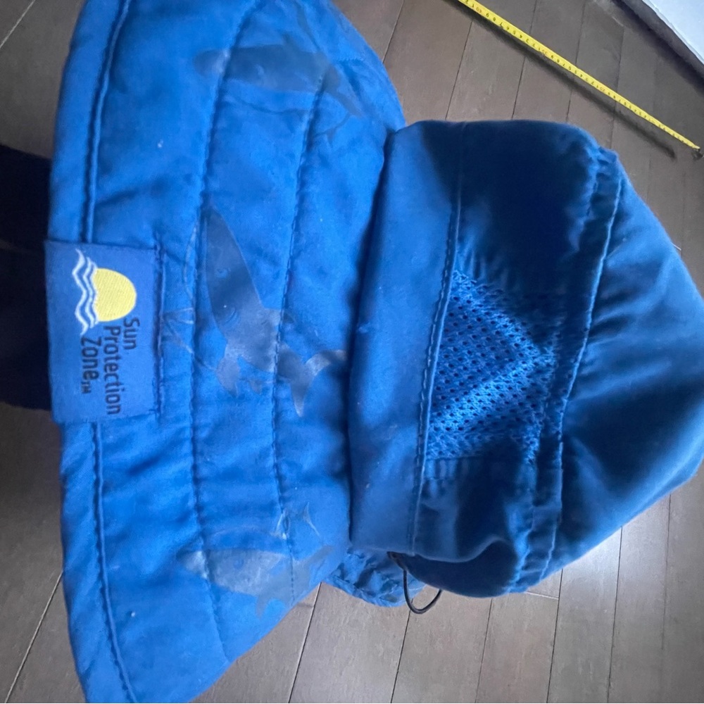 Blue Sun Protection Zone Kid Hat
